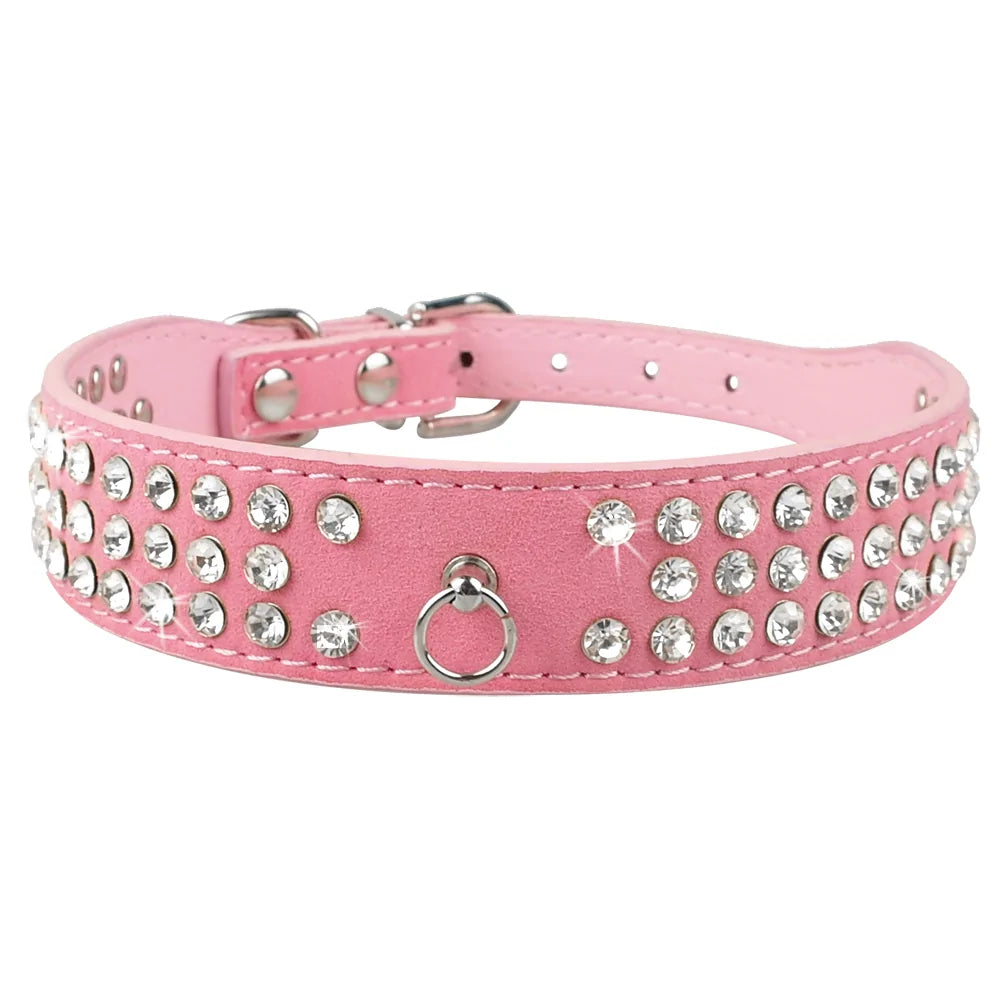 Chic Leather Bowknot Pet Collar