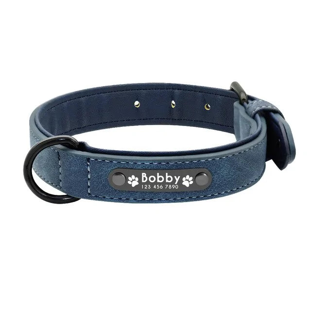 Husky Leather Dog Collar