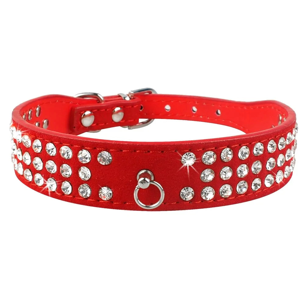 Chic Leather Bowknot Pet Collar