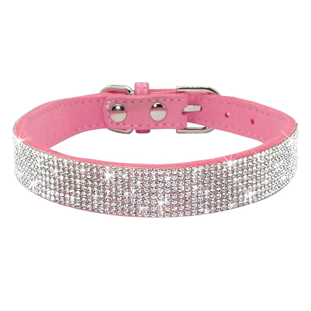 Chic Leather Bowknot Pet Collar